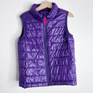 Primary Purple Puffer Vest Size 6-7